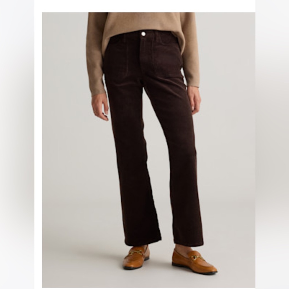 NWT Quince Dark Brown Corduroy Pants